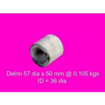 Acetal Natural 57 Dia x 50 mm Engineering Plastic, Bearing Plastic, Gear Bushing
