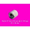 Acetal Natural 57 Dia x 50 mm Engineering Plastic, Bearing Plastic, Gear Bushing
