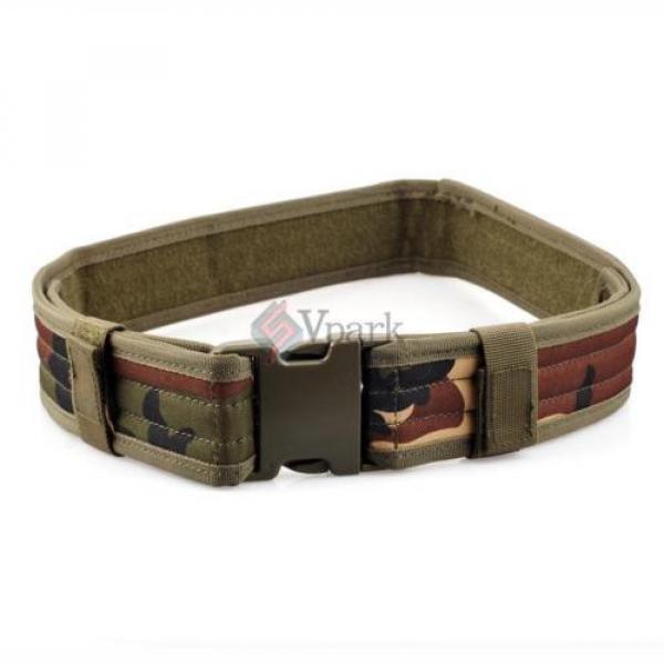 Adjustable Tactical Army Load Bearing Combat Gear Utility Duty Belt Web Belt #3 image